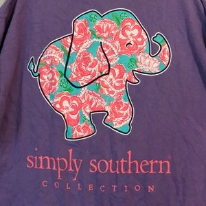 simply southern elephant tee